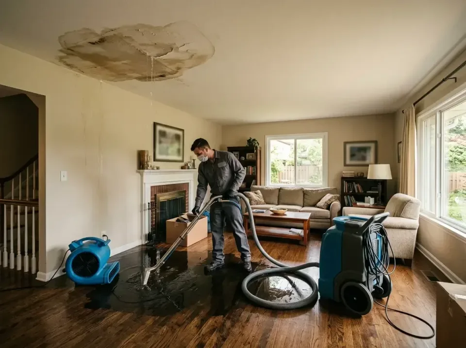 attic-pipe-burst-ceiling-drip-008 — frequently asked questions, Water Damage Restoration & Carpet Care in Lakeland, TN
